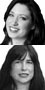 Emily Amick and Rosanna Hertz