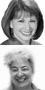 Gloria Feldt and Carole Joffee